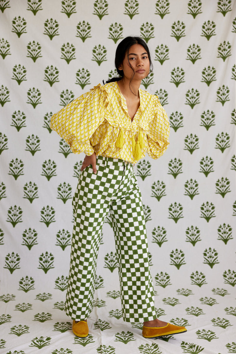 SZ Blockprints Disco Gingham Pants