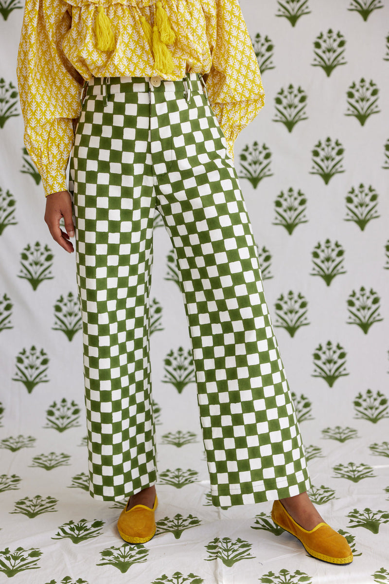 SZ Blockprints Disco Gingham Pants