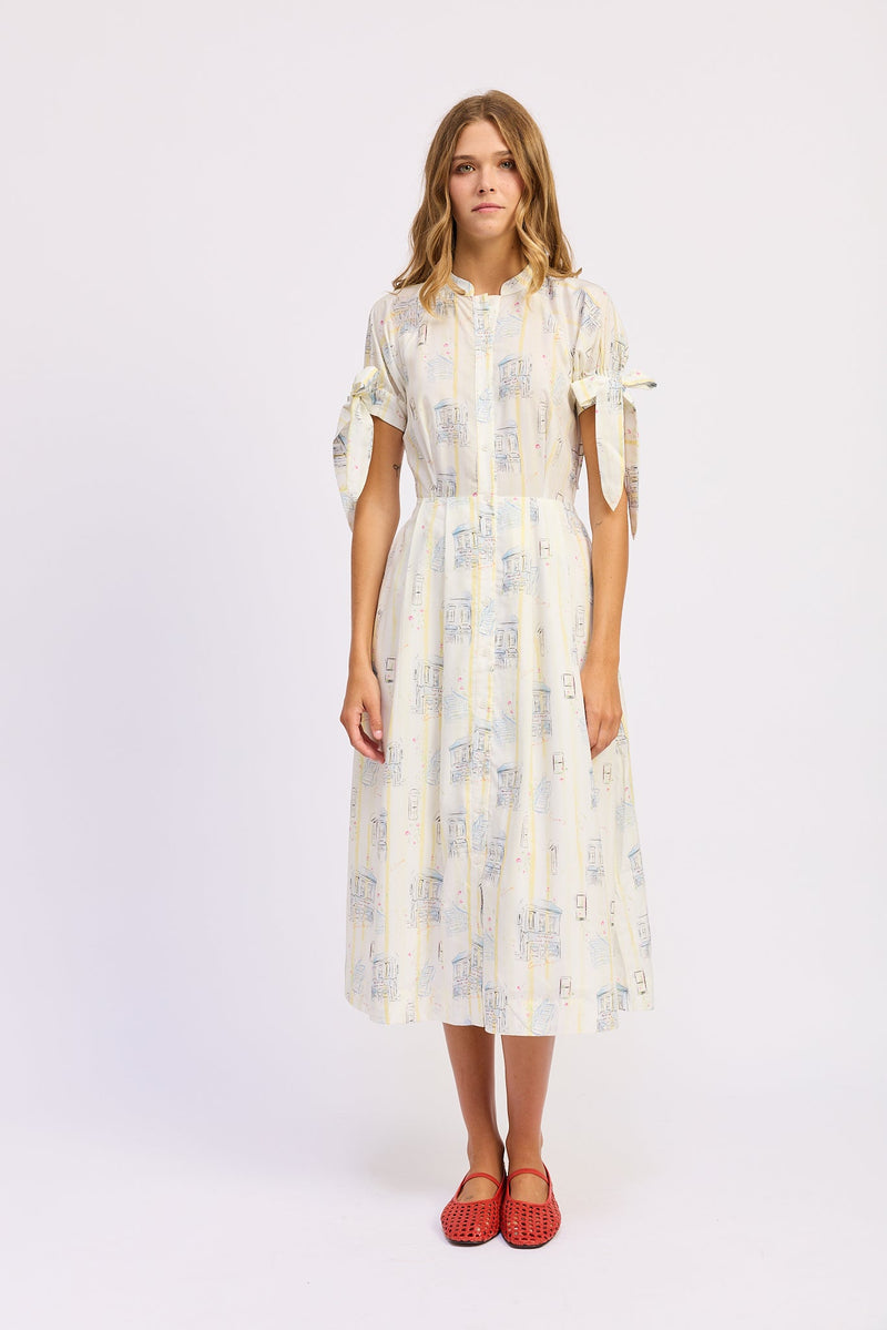En Saison Barlet Dress White / L