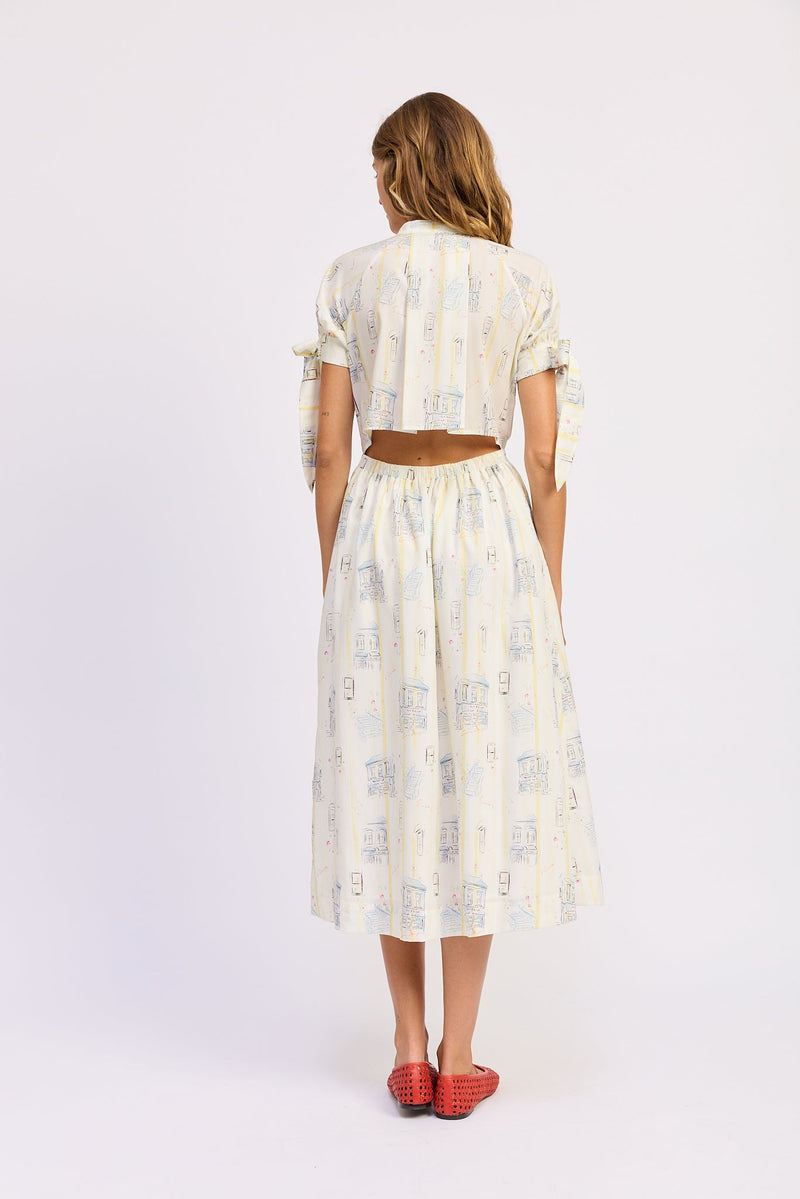 en saison white dress En Saison Barlet Dress White / L