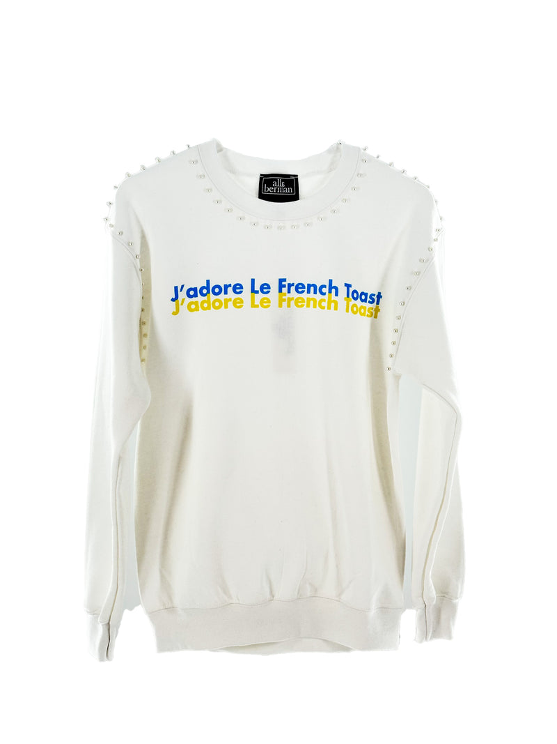 Alla Berman J'adore French Toast Sweatshirt