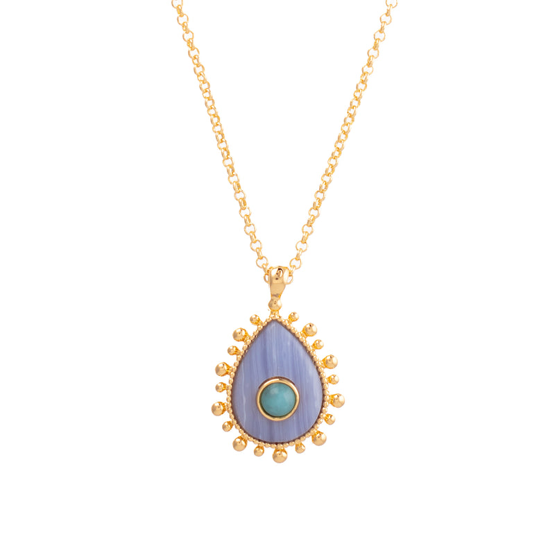 Talis Chains Pear Shaped Eye Necklace