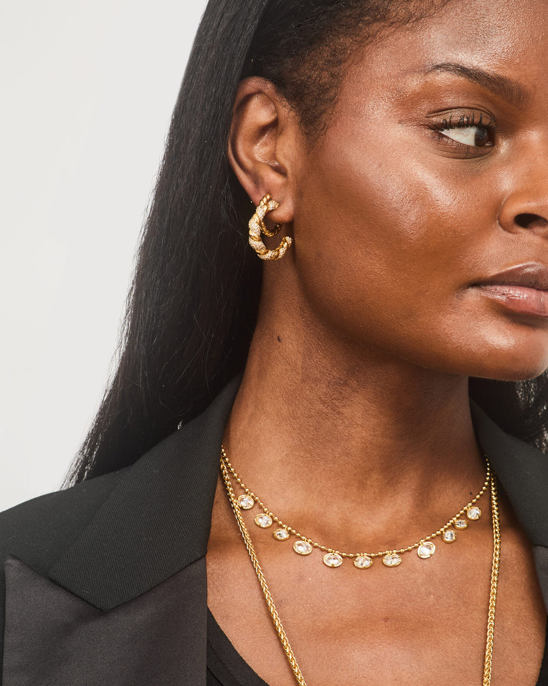 Talis Chains Drop Choker Necklace
