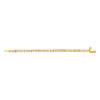Talis Chains Angled Ridged Tennis Bracelet
