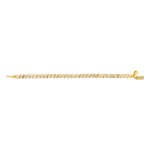 Talis Chains Angled Ridged Tennis Bracelet