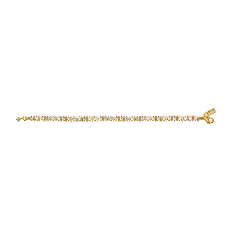 Talis Chains Ridged Tennis Bracelet