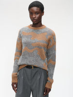 Jane Lushka Shiny Camo Sweater