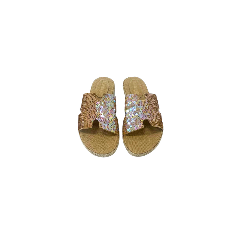 Mystique Sequined Slides