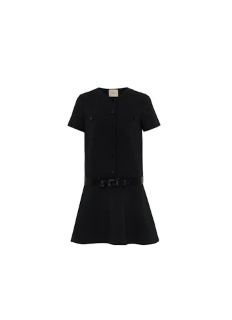 THEO Daphne Fluted Mod Dress