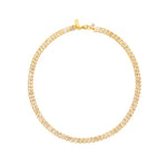 Talis Chains Ridged Tennis Necklace