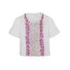 Pamela Stevenson Floral Cropped T-Shirt