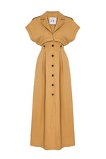 Mehtap Elaidi Layered Trench Dress