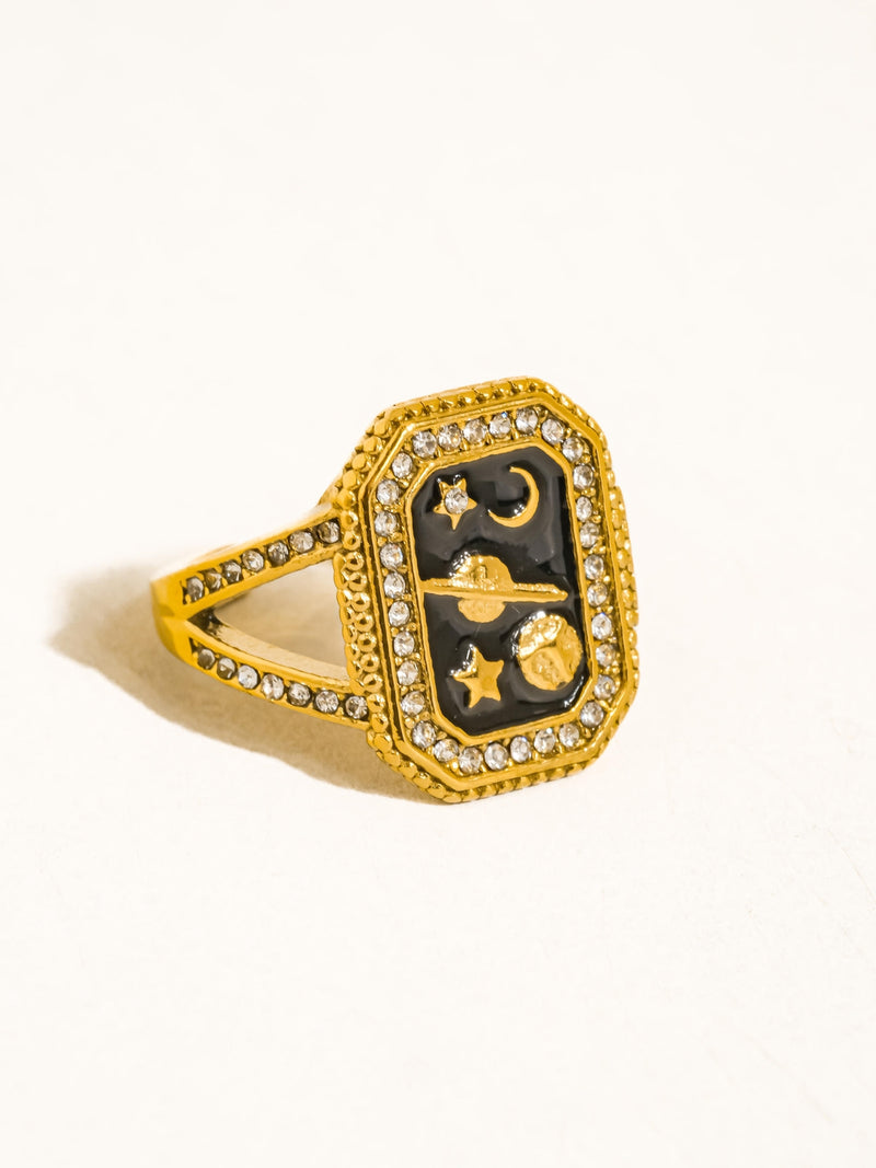 Flânerie by MAIQ Lulora Black Ring