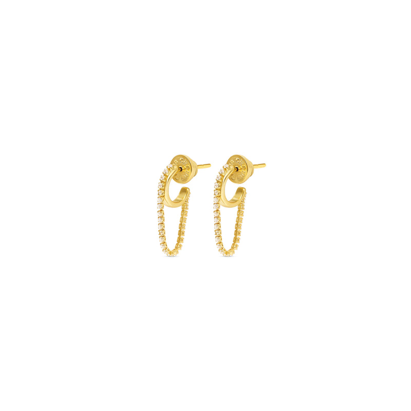 Talis Chains Long Chain Link Earrings