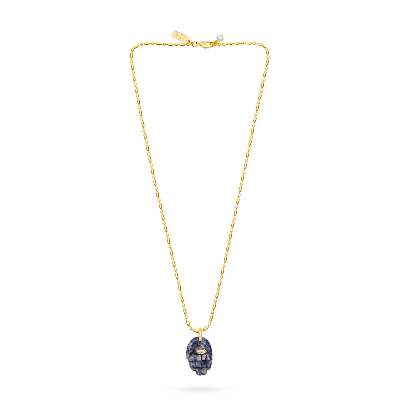 Talis Chains Lapis Hasma Necklace