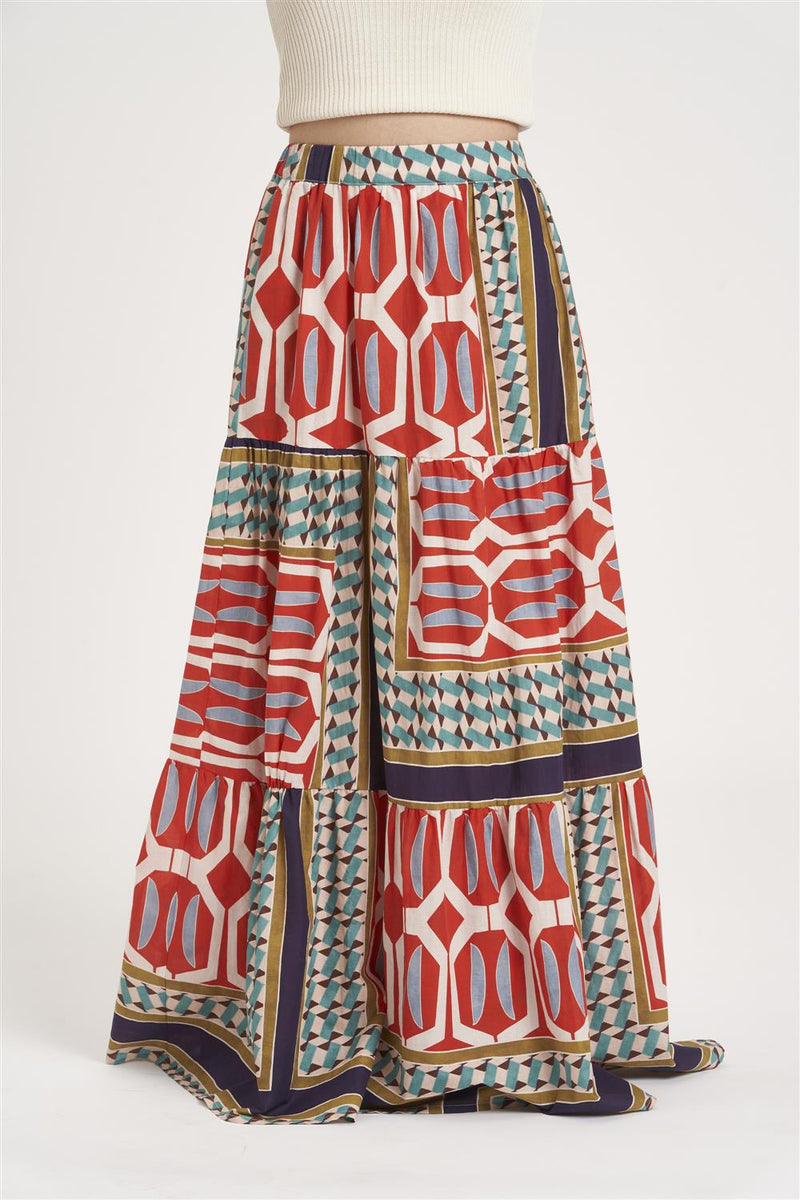 B-Y-E Geometric Skirt