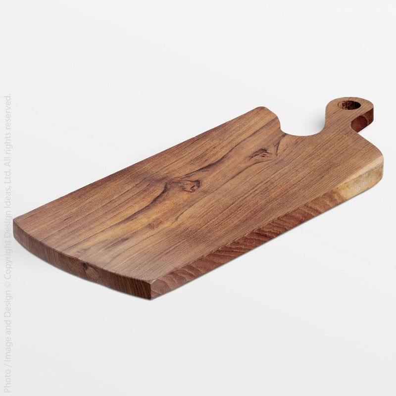 Texxture Chiku Carved Teak Platter