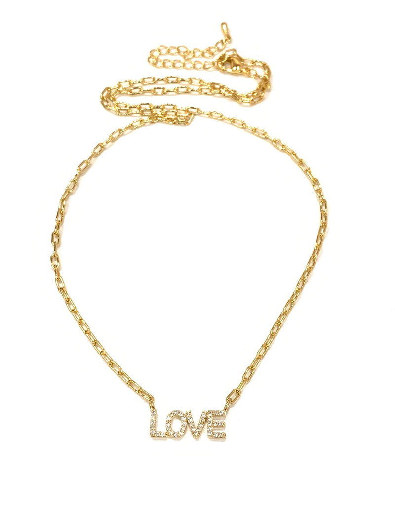 Theia Jewelry LOVE Necklace