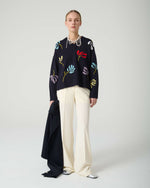 Beatrice.b Needle Flower Sweater