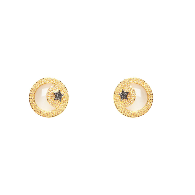 SENDA Moon Studd Earrings