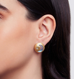 SENDA Moon Studd Earrings