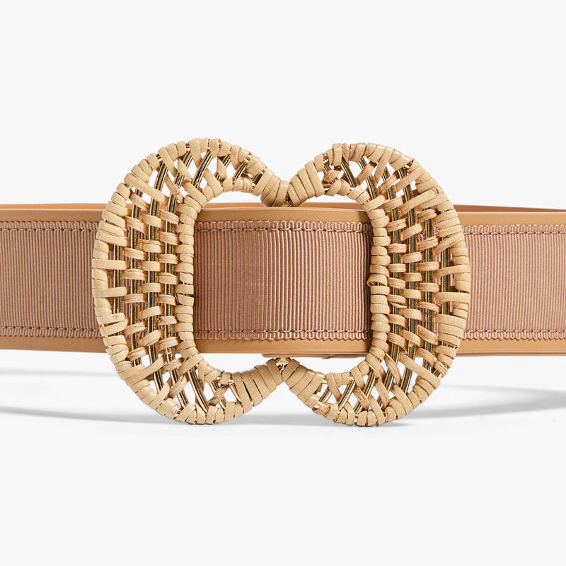 Pamela Munson Natural Buckle Up Belt