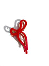 Solar Eclipse Red Bow Claw Clips