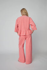 STELLA NOVA Corduroy Bow Blouse