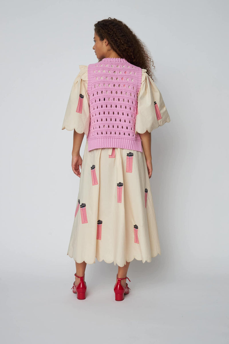 STELLA NOVA Cotton Stitch Vest