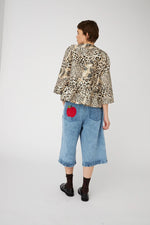 STELLA NOVA Crispy Peplum Blouse