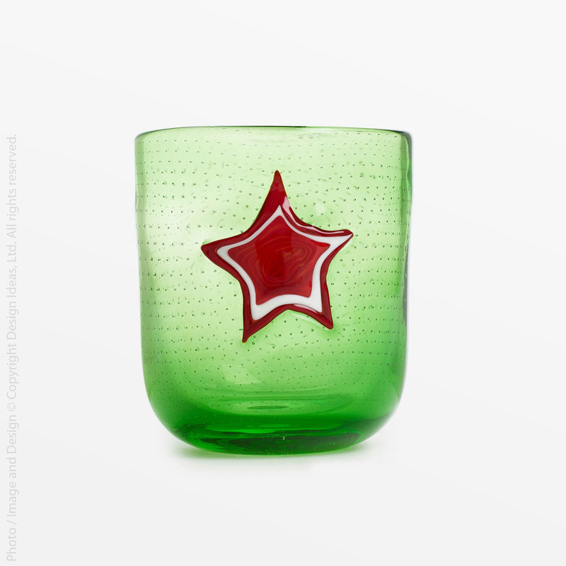 Texxture Red Star Glasses