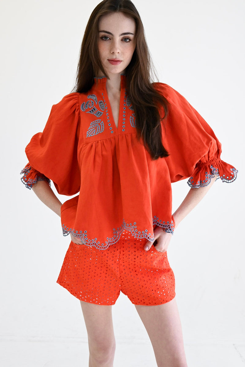 Never A Wallflower High Neck Blouse