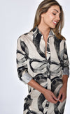 Emily Phillips Black Swirl Dress