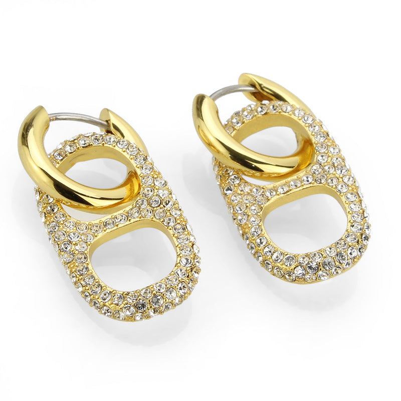 Covet Chromatic Double Link Earrings