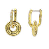 Covet Ripple Disc Drop Earrings