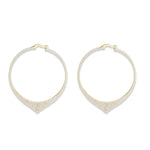 Covet Refined Punk "V" Earrings