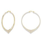 Covet Refined Punk "V" Earrings