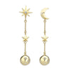 Covet Celestial Moon & Star Earrings