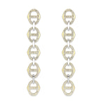 Covet Refined Punk Linear Earrings