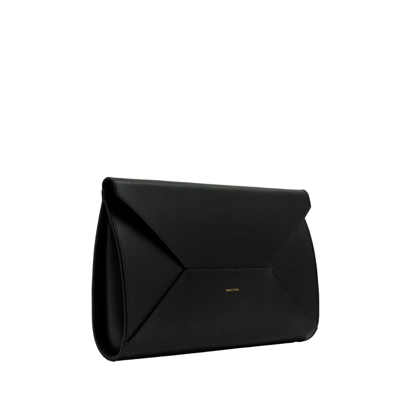 Gabuteau Black Navy Clutch
