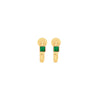 Talis Chains Malachite Everyday Twist Hoops