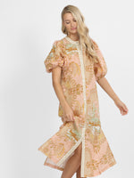 Las Surenas Rose Italian Coast Dress