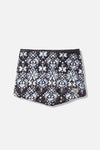 Powder Puff Collection Fairisle Black Scarf