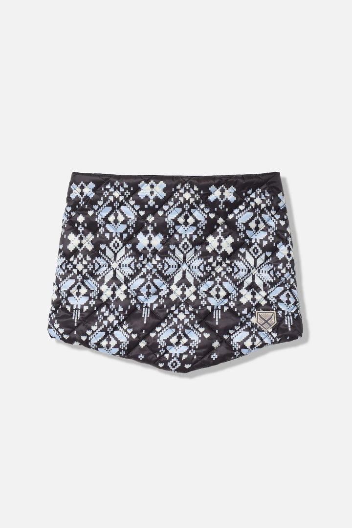 Powder Puff Collection Fairisle Black Scarf