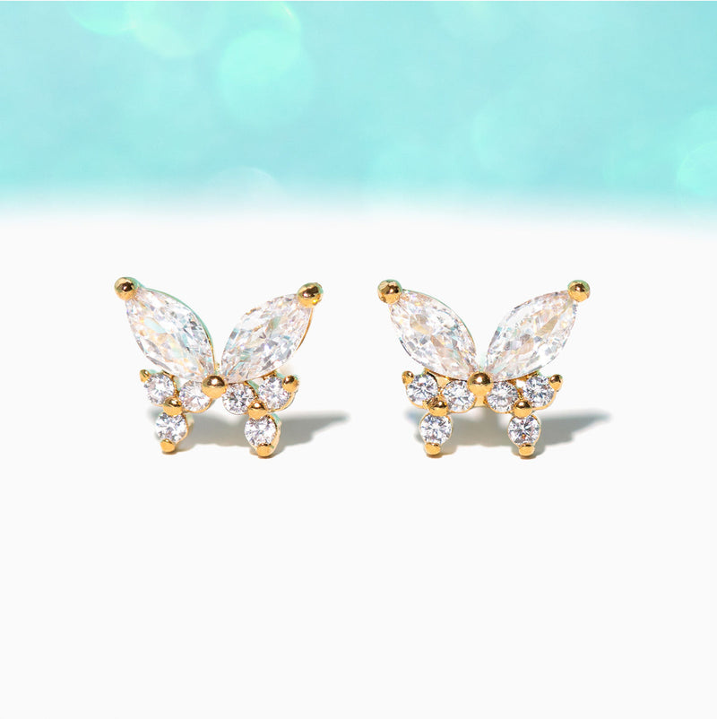 Girls Crew Remember Me Butterfly Earrings