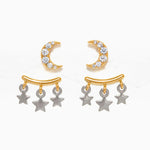 Girls Crew Moonstruck Ear Jacket Earrings