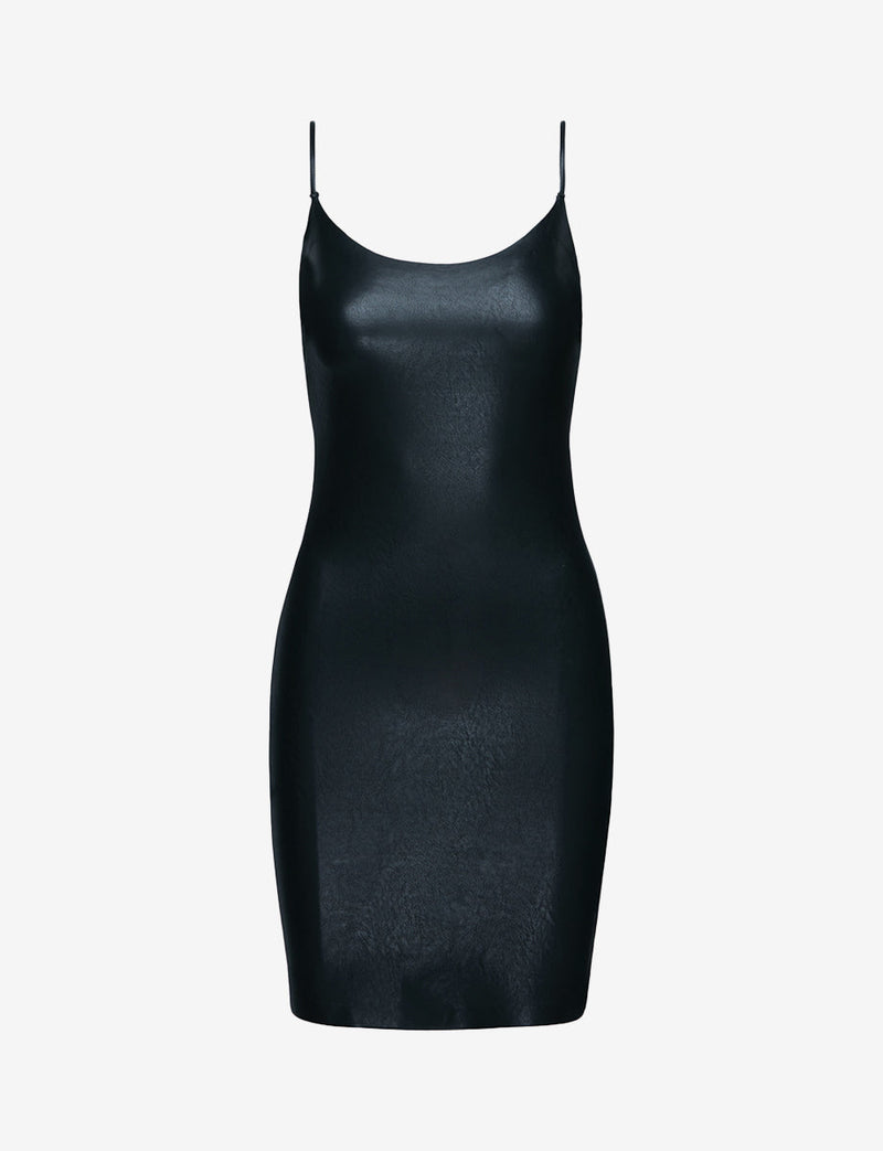 Commando Faux Leather Slip Dress