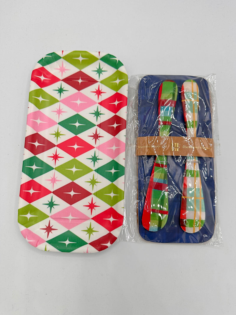 180 Degrees Tray & Spreader Gift Set