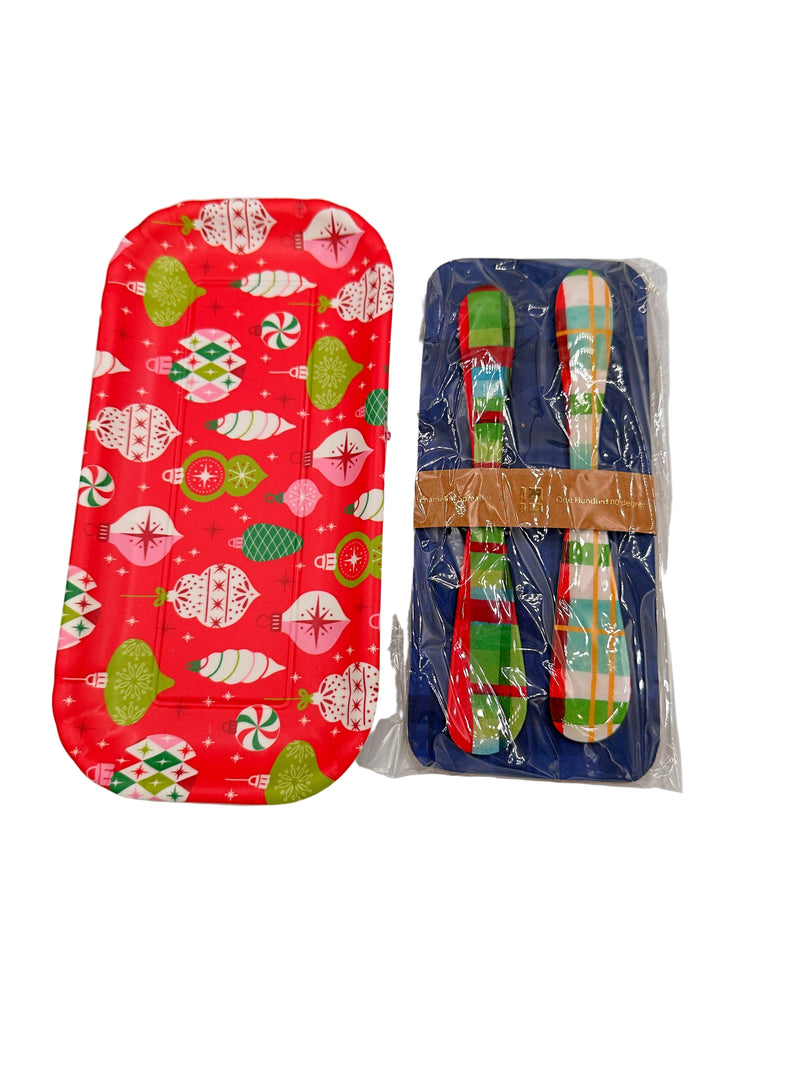 180 Degrees Tray & Spreader Gift Set