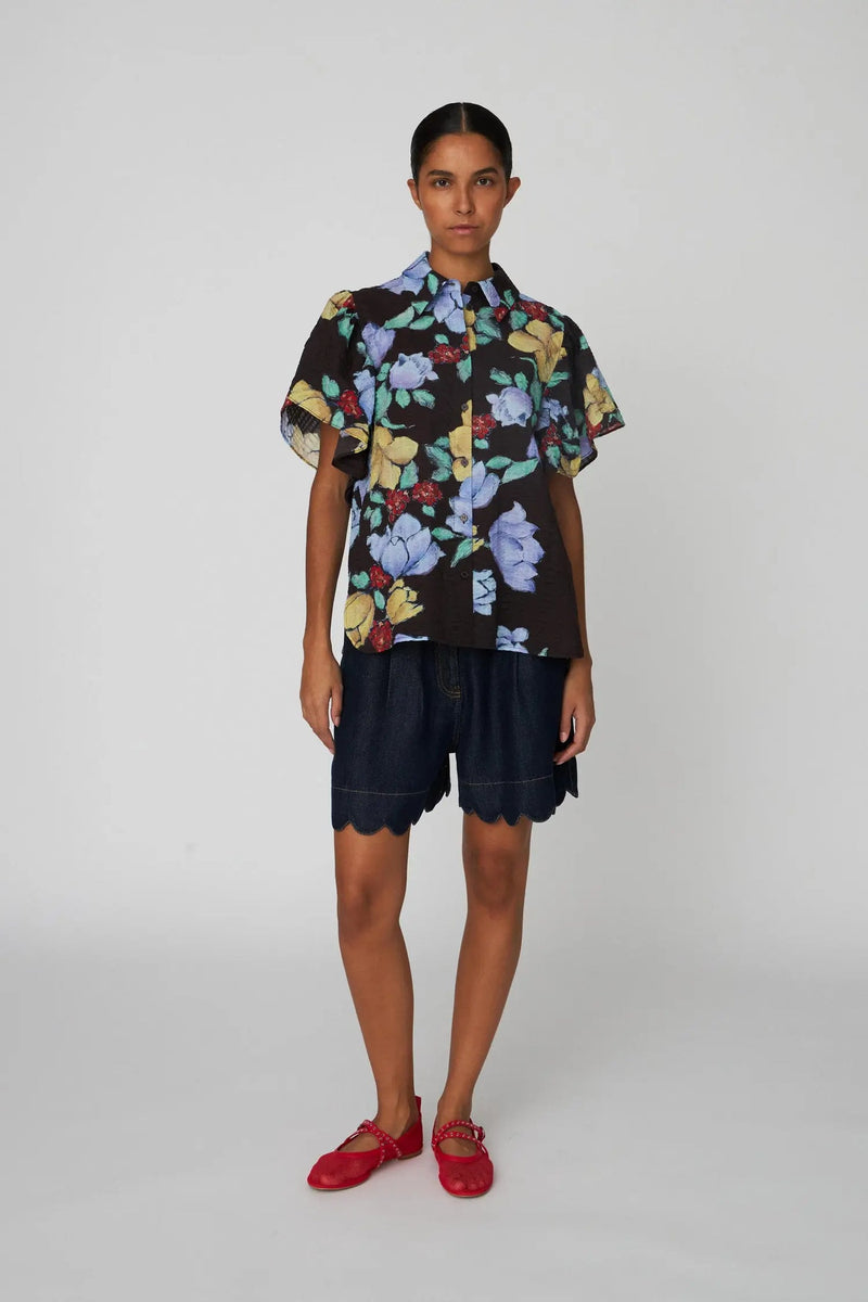 STELLA NOVA Flowered Shirt